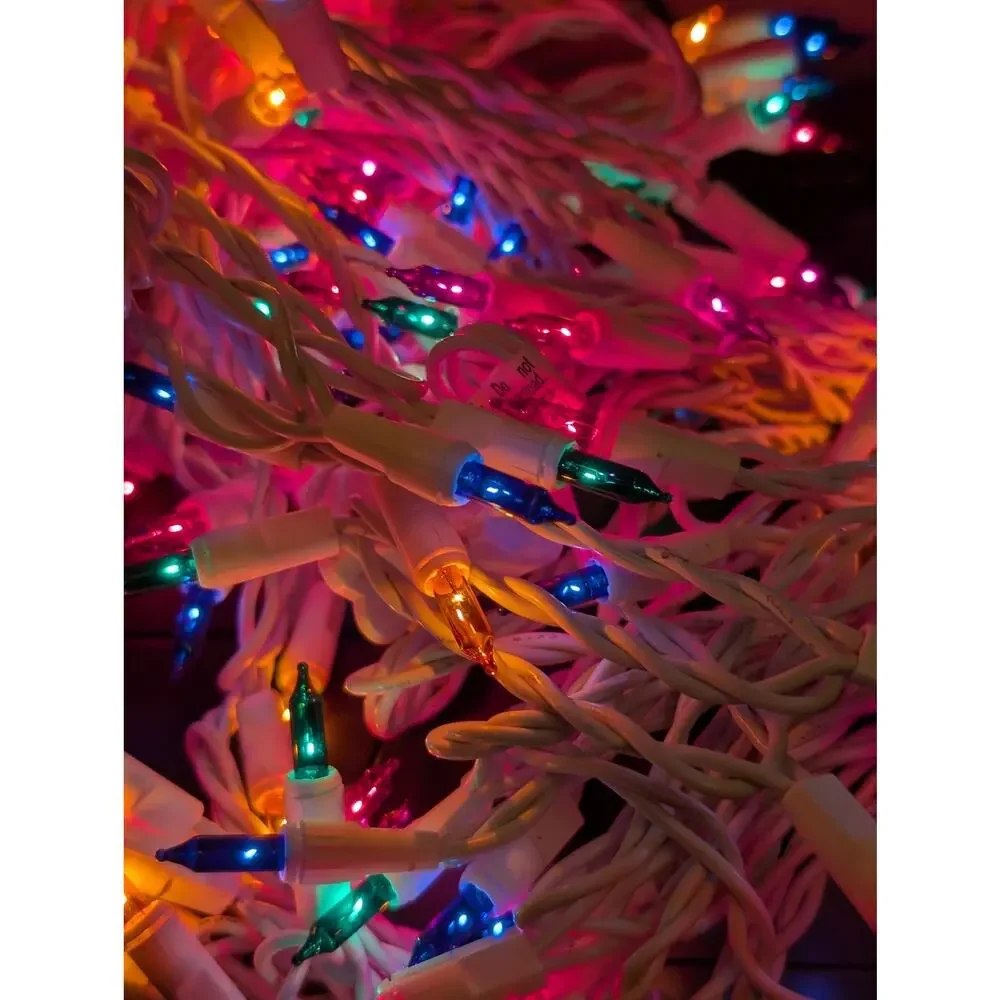 *New* GE Pro-Line 200 Commercial Grade Outdoor Christmas Lights Multicolor